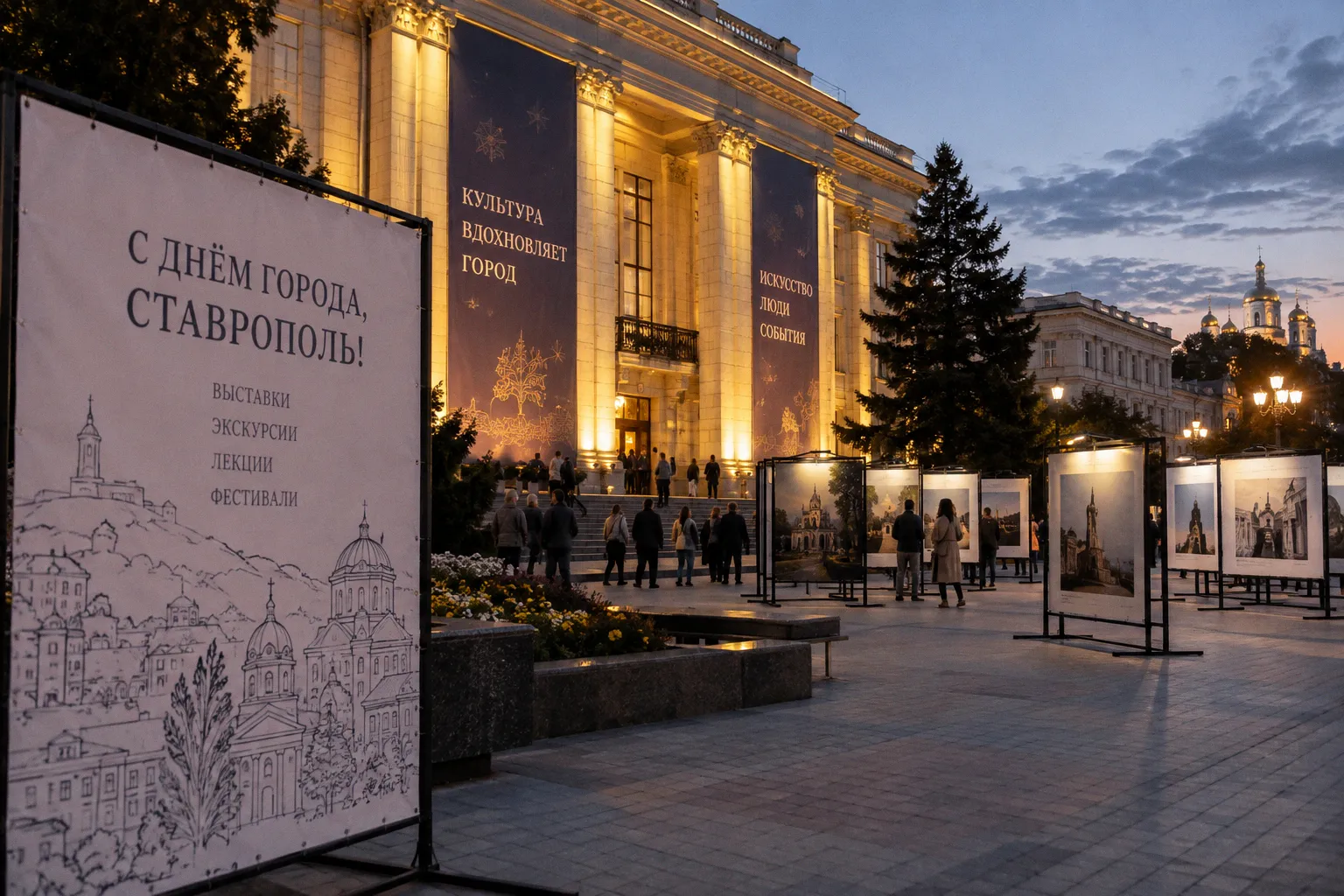Культурная программа ко Дню города в Ставрополе: выставки и экскурсии