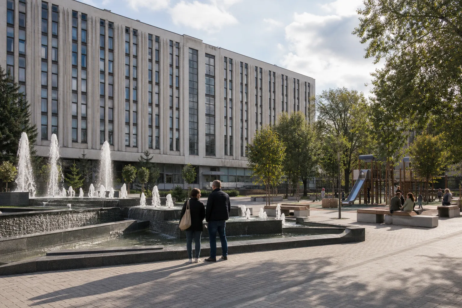 В Бишкеке благоустроят сквер на Моссовете: зоны отдыха и инфраструктура